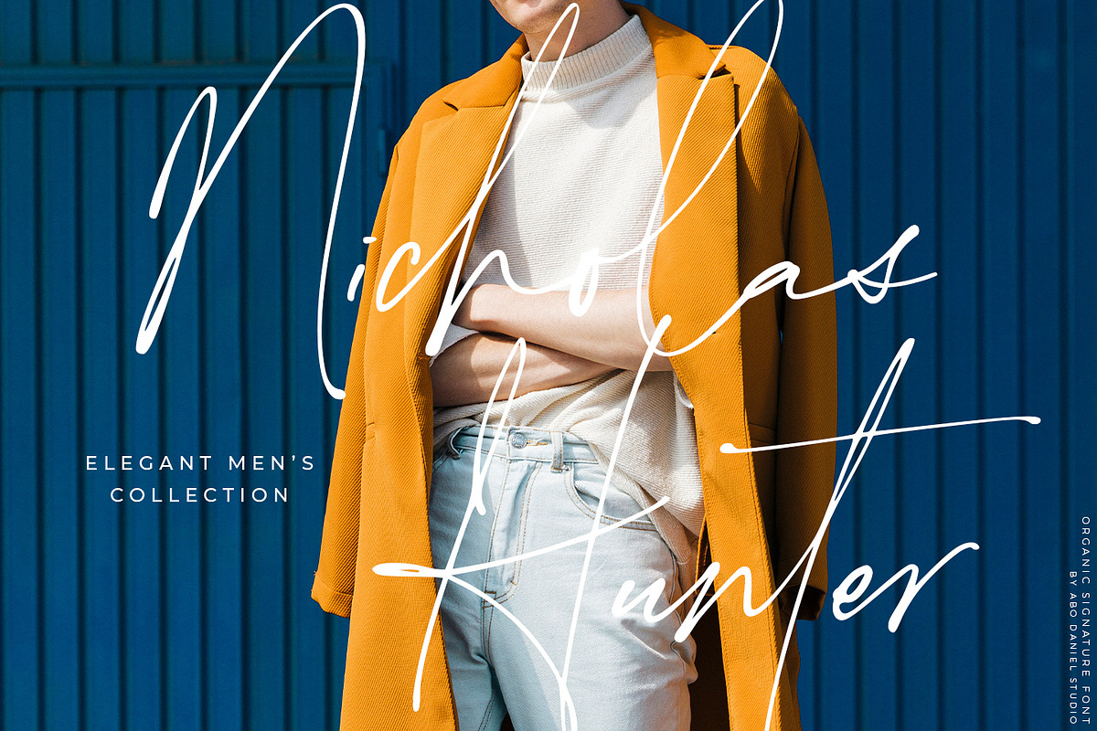Stanley Elliott, a Handwritten Font by Abo Daniel Studio (Photo 3 of 17)