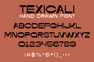 Texicali Reverse Contrast Font