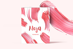 Aloja Extended Brush Font