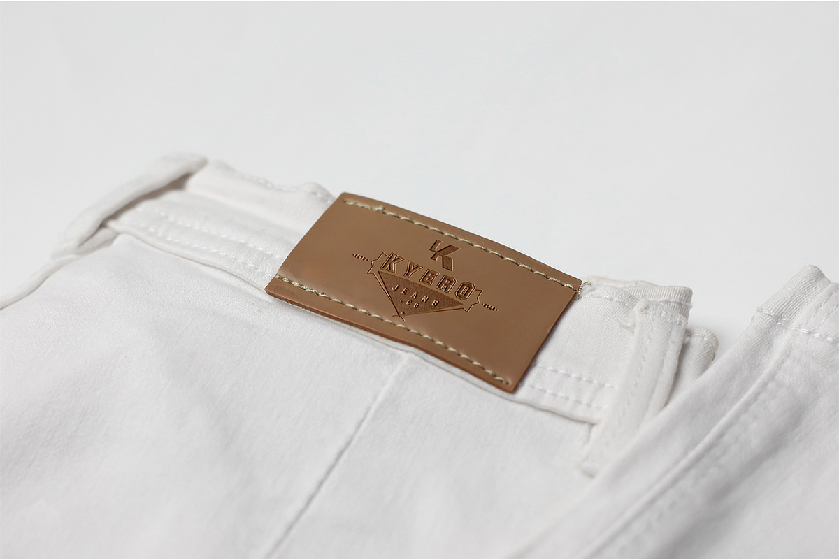 7 Apparel Jeans Labels Logo Mockup, a Bottom Mockup by Assyat (Photo 5 of 16)