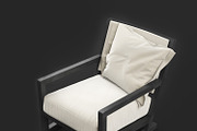 Clio ARMCHAIR B&B Italia, a Furniture 3D Model by NOMODOL (Thumbnail 3 of 5)