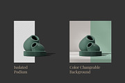 5 Podium with Transparent Background, a Background Graphic by faustudio (Thumbnail 2 of 7)