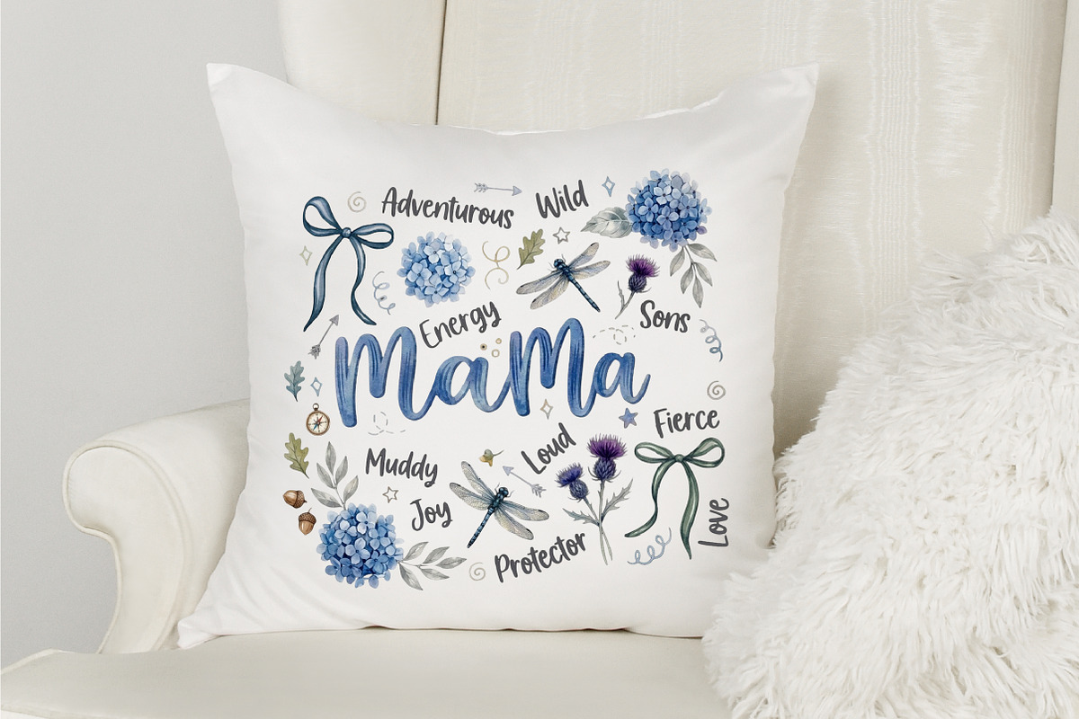 Botanical Coquette Mother's Day PNG, an Illustration by designcity5 (Photo 4 of 4)