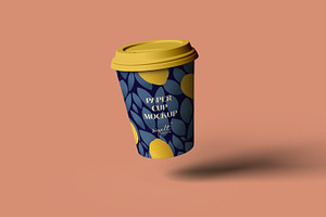 Paper Coffee Cup Take Away Mockup
