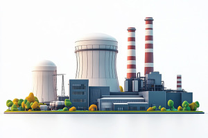 Exquisite energy plant design with c, a Photo by Tanuart
