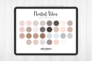 Neutral Vibes Procreate Palette, a Palette Add-On by Cate Shaner (Thumbnail 1 of 3)