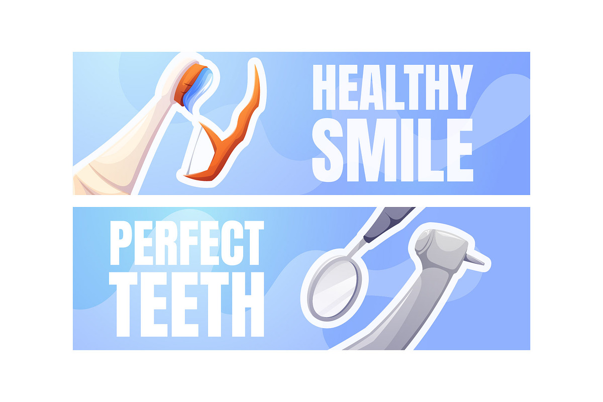 Dental Care Posters Set, a Marketing Template by EeKayStore (Photo 6 of 7)