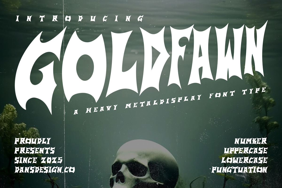 GoldFawn Metal Horror Blackletter, a Blackletter Font by dansdesign (Photo 1 of 12)