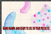 24 Fluffy Crunchy Slime Watercolors, a Decorative Illustration by Violet LeBeaux (Thumbnail 3 of 3)