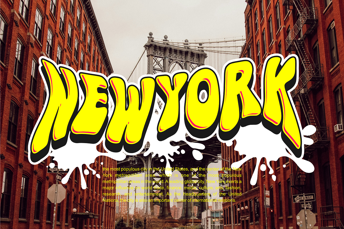 Retro Street - Graffiti Font, a Handwritten Font by Keithzo (Photo 4 of 5)