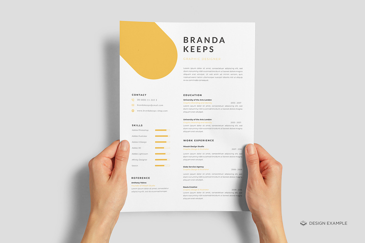 A4 Paper in Hands Mock-up, a Print Template by Branda Keeps (Photo 8 of 16)