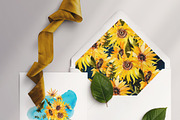 Watercolor flower -Vincent Sunflower, an Illustration by Beigetime (Thumbnail 6 of 13)