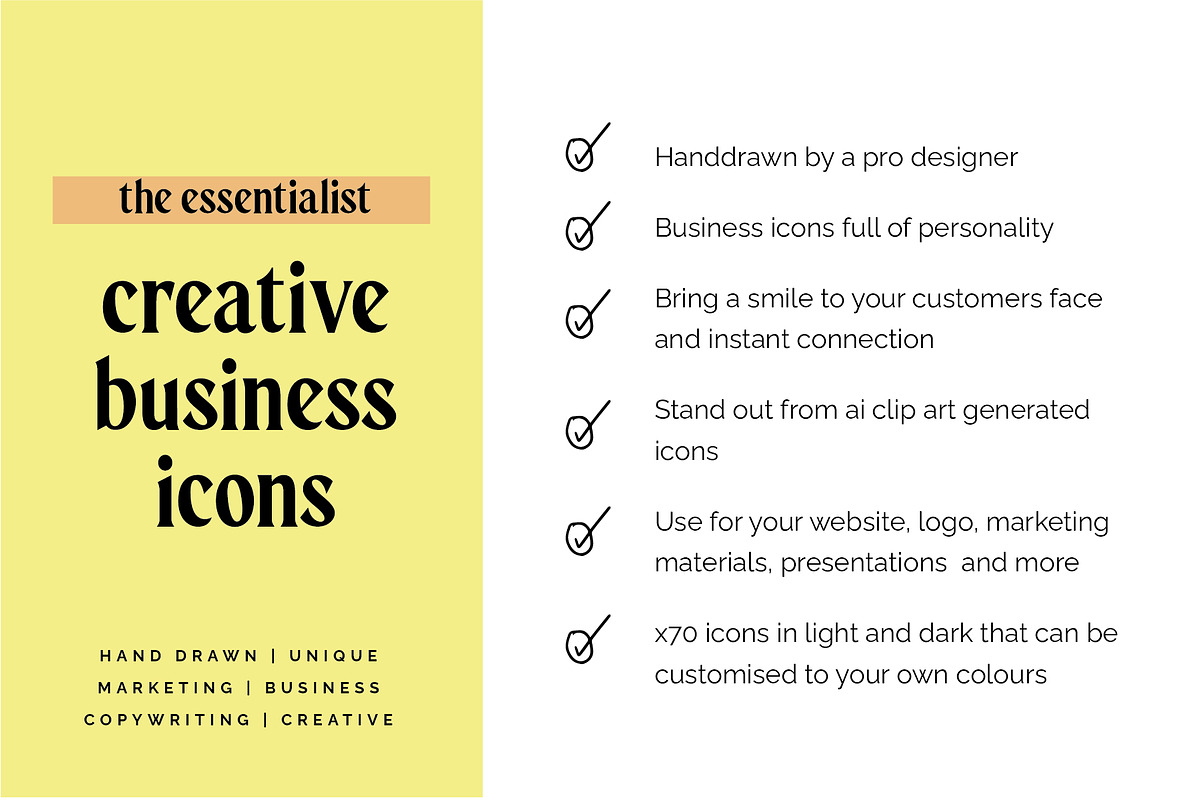 Marketing Creative Business Icons, an Outline Icon by CreativeWilderness (Photo 12 of 12)