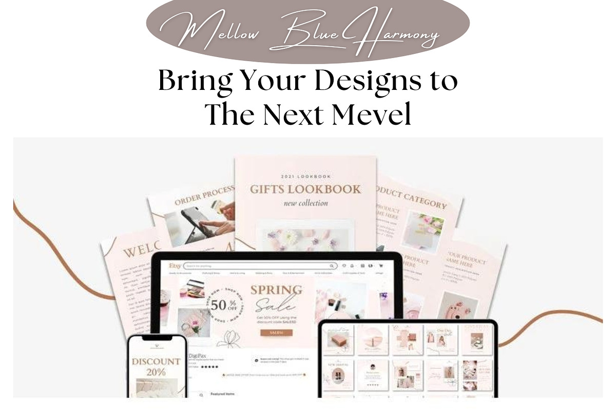 250+ Rosy Design Set Templates, a Social Media Template by ResumeFabs (Photo 4 of 4)