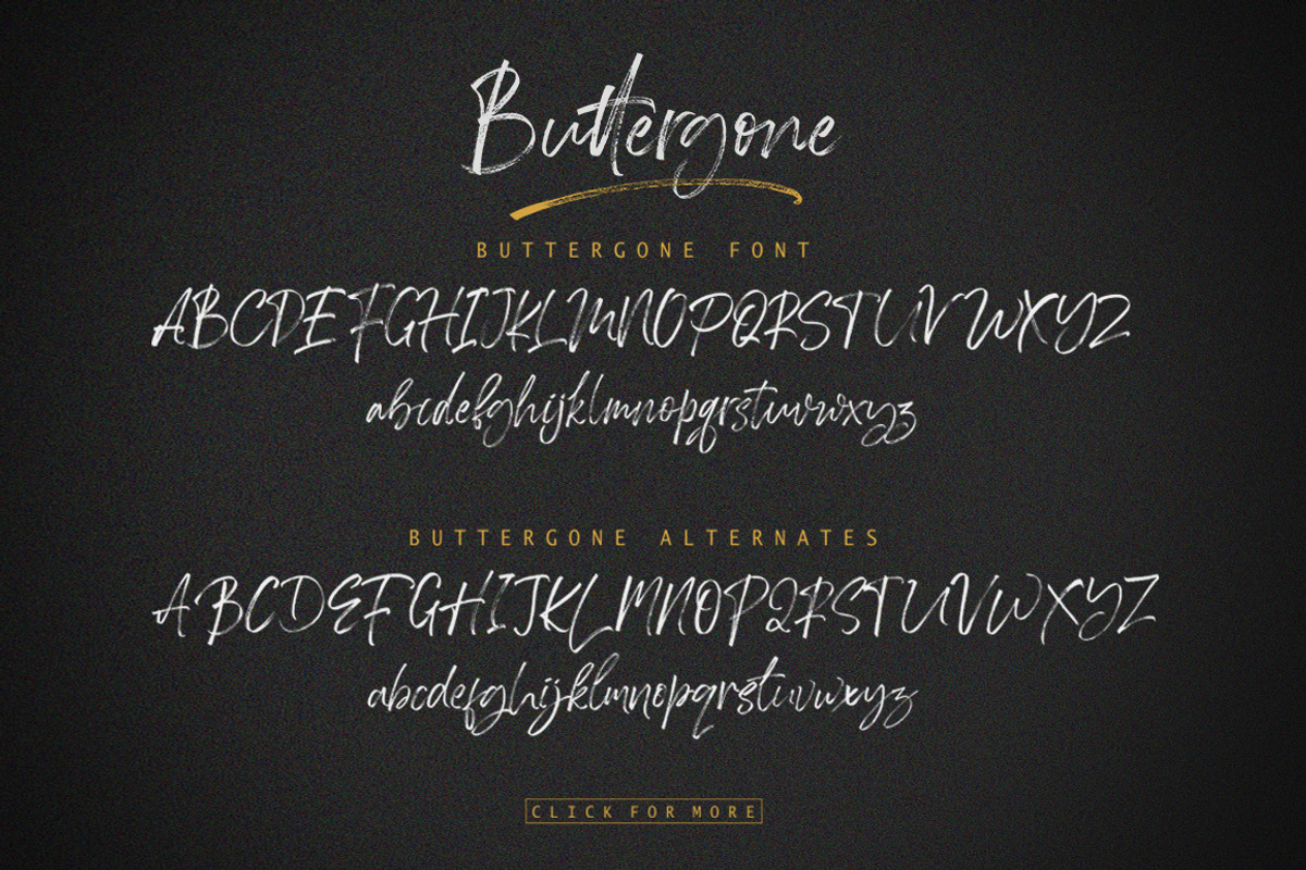Buttergone, a Script Font by Lucky Type (Photo 12 of 12)
