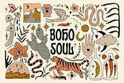Boho Soul Bundle, an Animal Illustration by Annie Konst (Thumbnail 1 of 13)