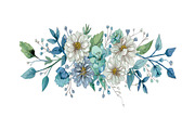 Elegant Watercolor Floral Border Set, an Object Graphic by Designs_River (Thumbnail 12 of 13)