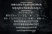 Winter Nightmare | Script Font, a Script Font by Scratchones (Thumbnail 7 of 8)