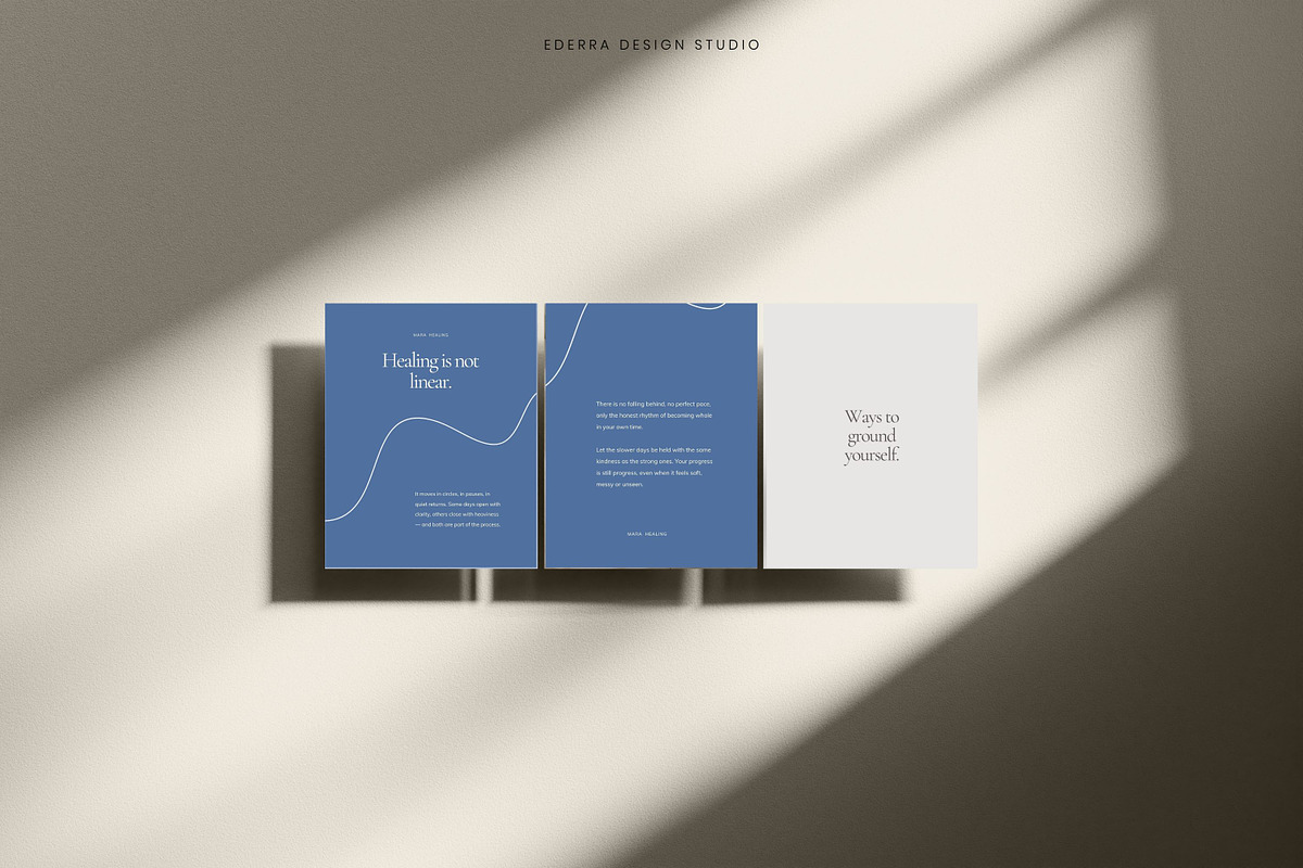 Instagram Wellness Templates, a Templates & Theme by Ederra Design (Photo 4 of 5)