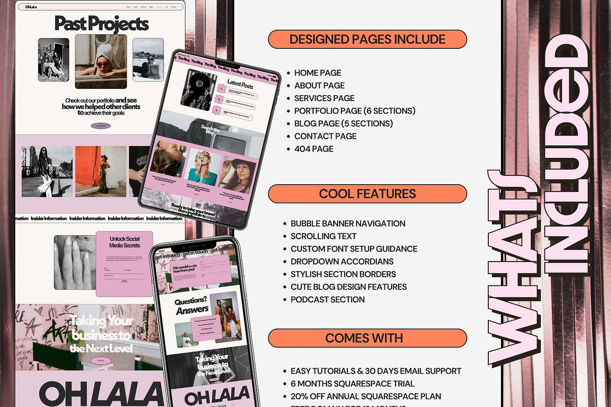 Content Creator Squarespace Website, a Templates & Theme by Kill Vanilla Studio (Photo 10 of 11)