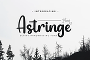 Astringe, a Script Font by twinstd (Thumbnail 1 of 10)
