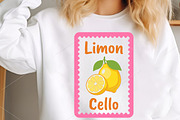Vintage Limoncello PNG, a Seasonal Illustration by Canvas Craft (Thumbnail 2 of 7)