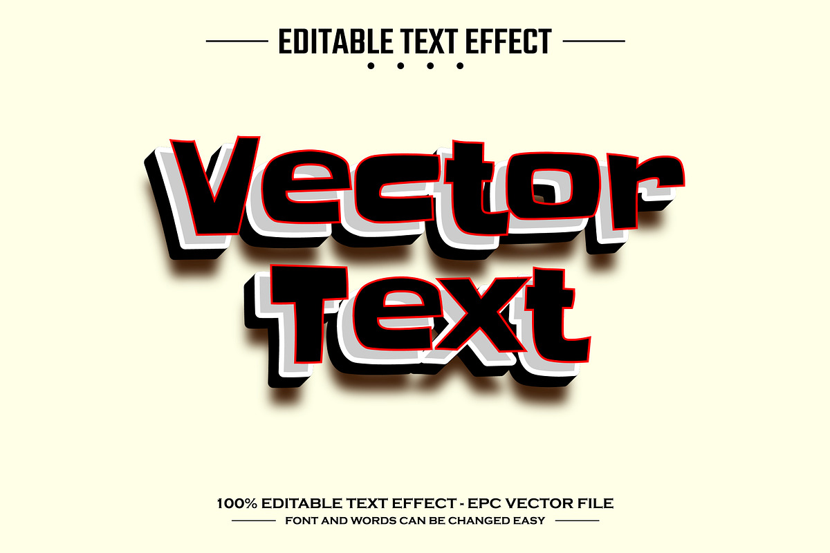 Fatman 3D editable text effect, a Layer Style Add-On by nicemorning (Photo 2 of 3)
