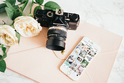 Feminine Tech Mockups, a Social Media Template by Brand Strategy Co. (Thumbnail 3 of 5)