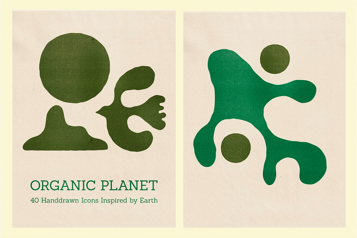 Organic Planet - 40 Hand Drawn Icons, a Decorative Illustration by Madeline ODonoghue Design (Photo 2 of 23)