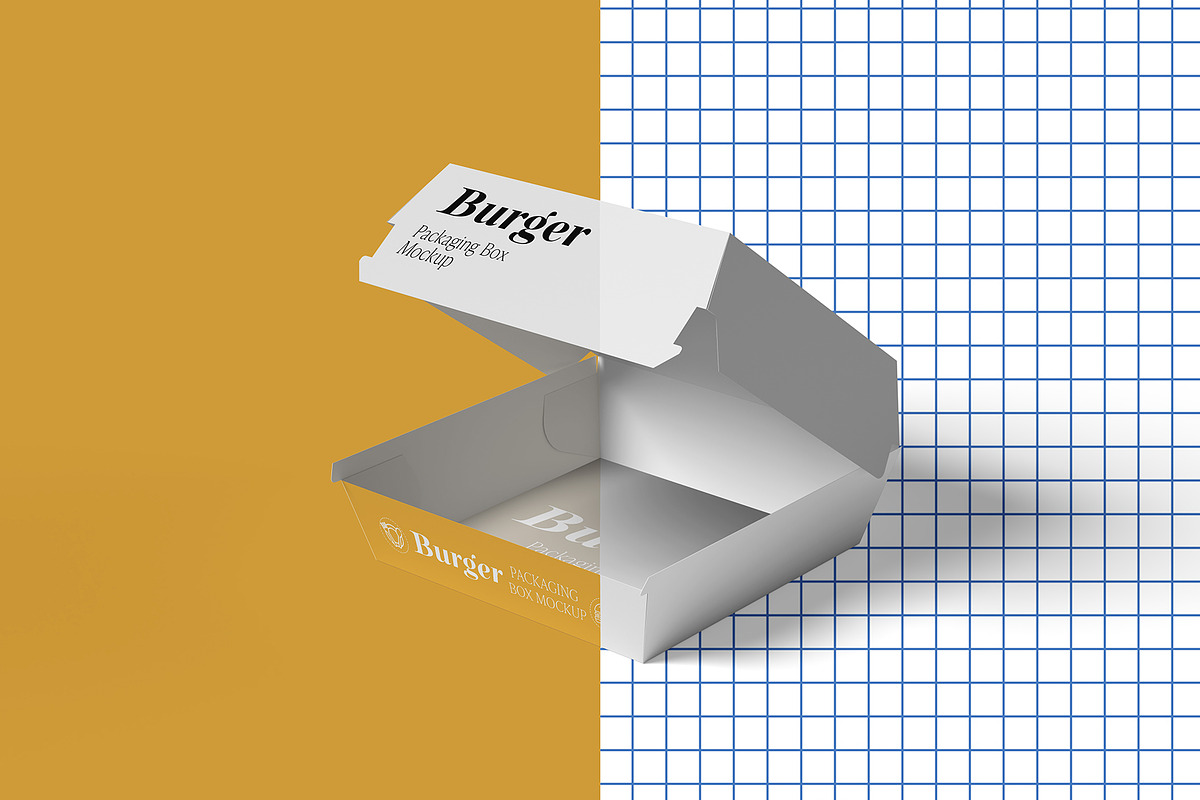 Burger Packaging Mockup, a Packaging Mockup by Graphicbars (Photo 9 of 10)