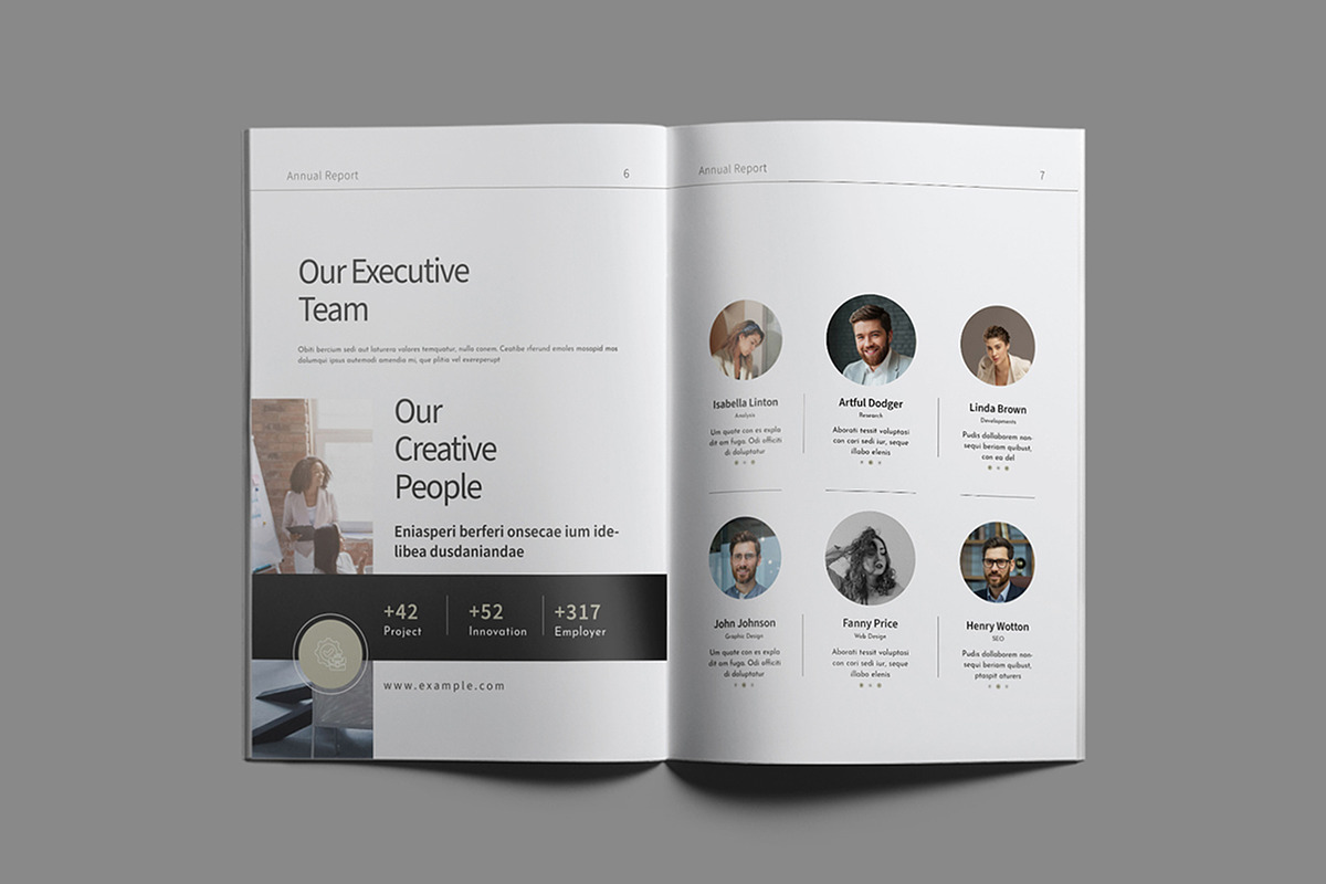 Annual Report Template preview 5