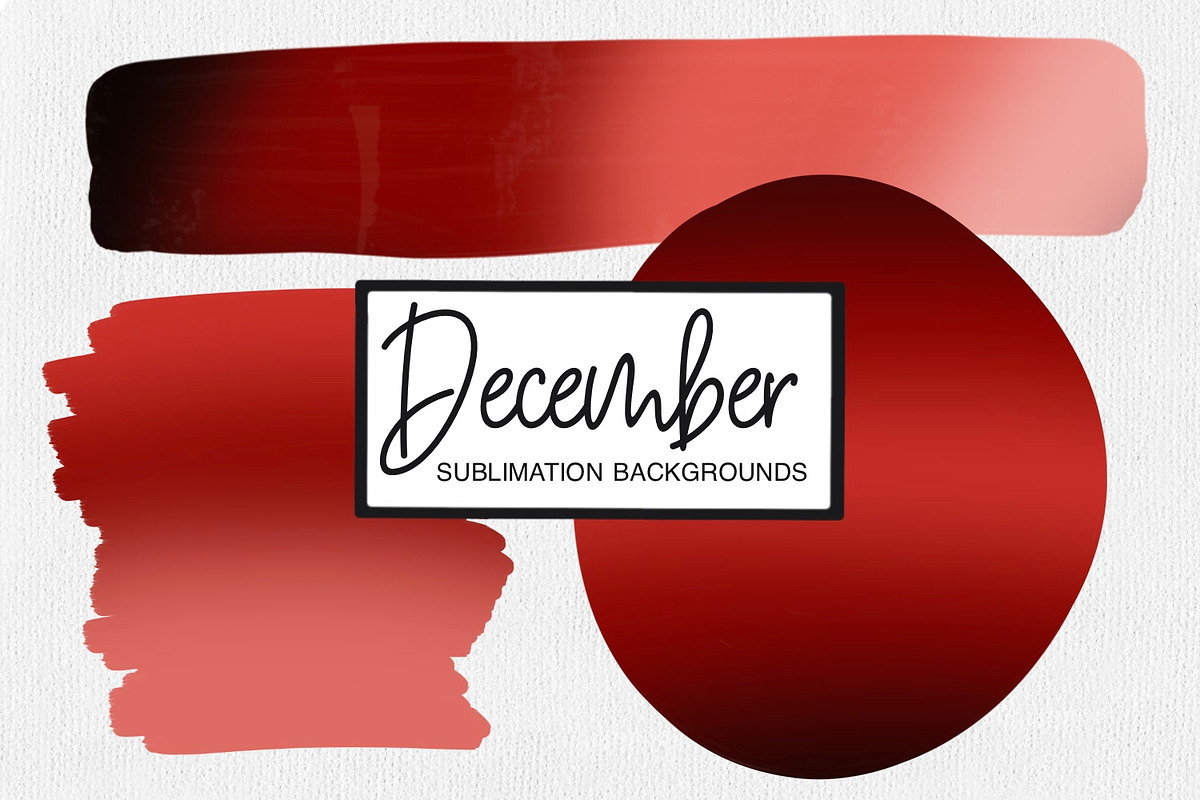 December Sublimation Backgrounds, an Illustration by illuztrate (Photo 4 of 6)