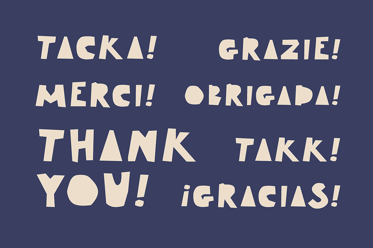 Open Mouth Font, a Sans Serif Font by Popova (Photo 8 of 8)