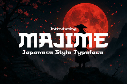 Majime - Japanese Typeface, a Sans Serif Font by HipFonts