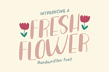 Freshflower - Handwritten Font