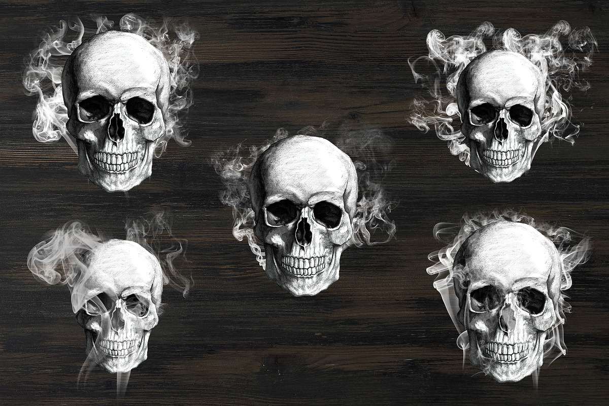 Smoke skull images, a Graphic by Norse Studio (Photo 2 of 3)