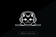 Funky Cute Cat Logo Template, a Branding & Logo Template by Heavtryq Design (Thumbnail 4 of 4)