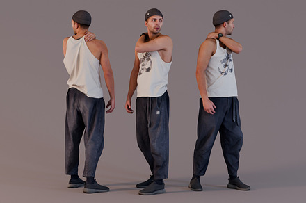 Need to Warm Up, a Characters & Person 3D Model by Kanistra Studio