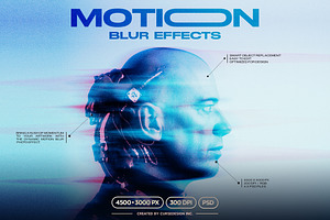 Motion Blur Photo Effects, a Layer Style Add-On by Cursedesign