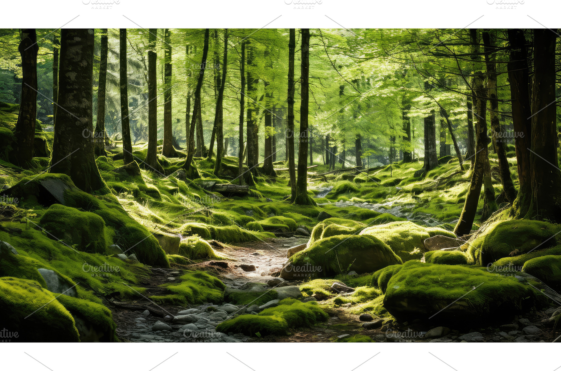 environment peaceful wood country, a Nature Photo by pikepicture