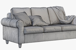 Ikea Fixhult Sofa 3d Model