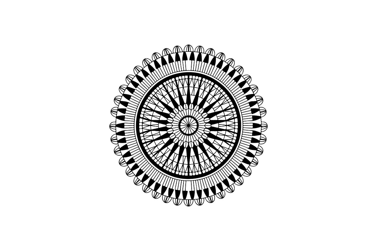 Black Mandala SVG Bundle, an Object Graphic by jahid234 (Photo 5 of 13)