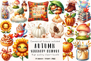 Autumn Serenity Clipart, an Illustration by CreationArt (Thumbnail 1 of 9)