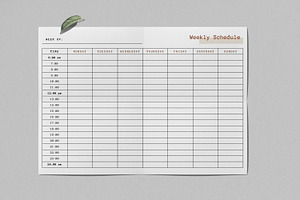 Weekly Schedule Planner