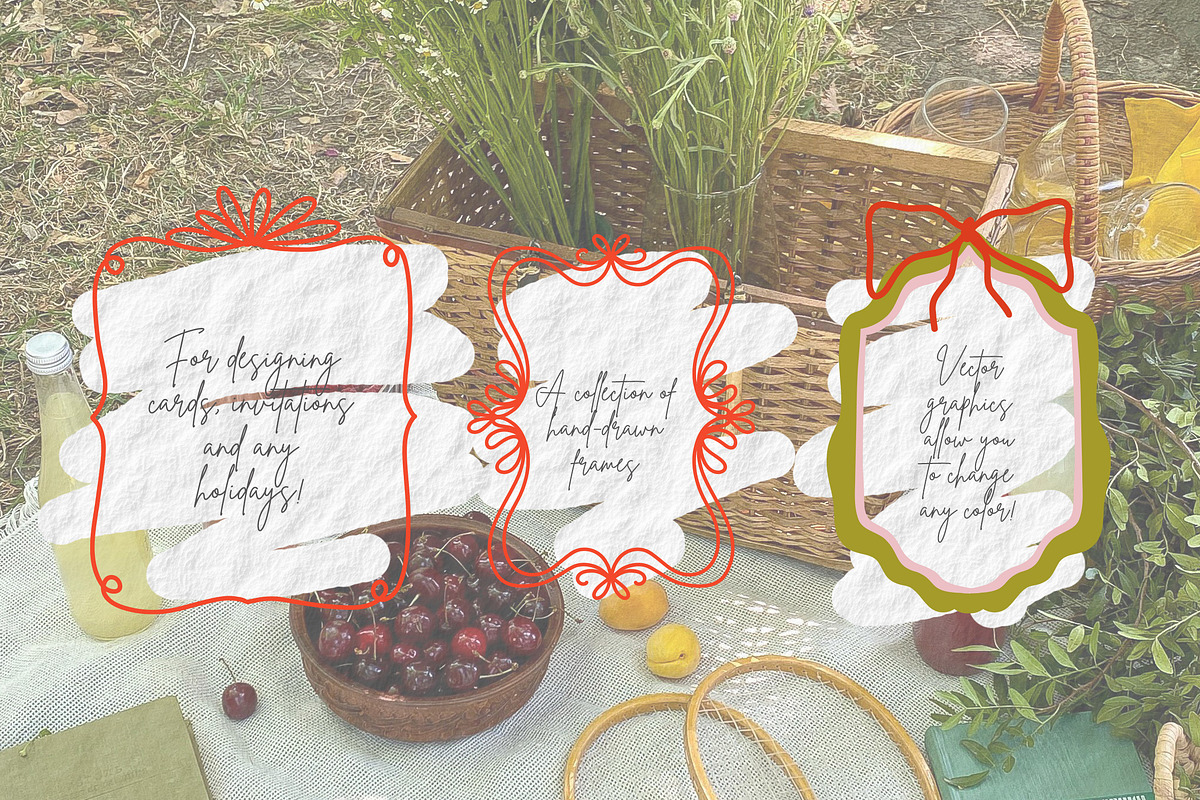 Whimsical decorative frames, a Decorative Illustration by Chikovnaya (Photo 12 of 13)