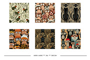 Monkey Retro Art Style Designs, a Pattern Graphic by karenfoleyphoto (Thumbnail 2 of 10)