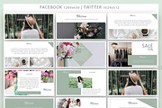 Social Media Pack / Kit 1, a Social Media Template by Blossom (Thumbnail 3 of 5)