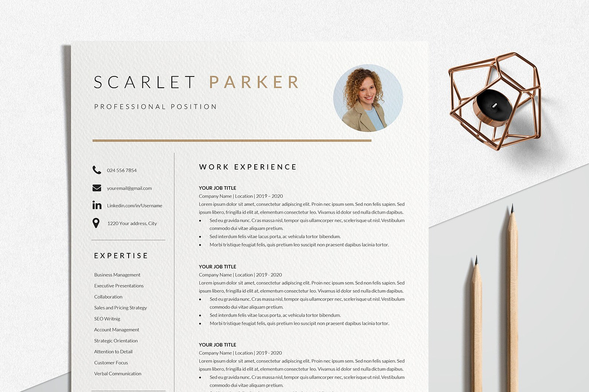 Resume Template Creative, a Resume Template by LucaTheme (Photo 2 of 10)