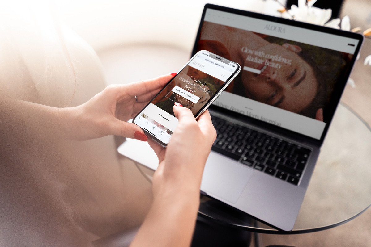 Squarespace Template for Skincare, a Squarespace Template by ItsDianaDesign (Photo 5 of 6)