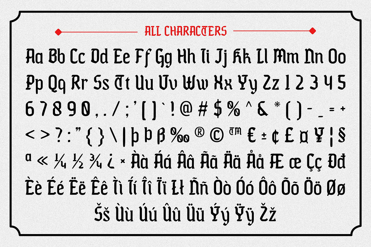 CS Algert Drawn, a Blackletter Font by Craft Supply Co. (Photo 8 of 8)